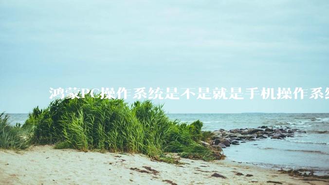 鸿蒙PC操作系统是不是就是手机操作系统？
